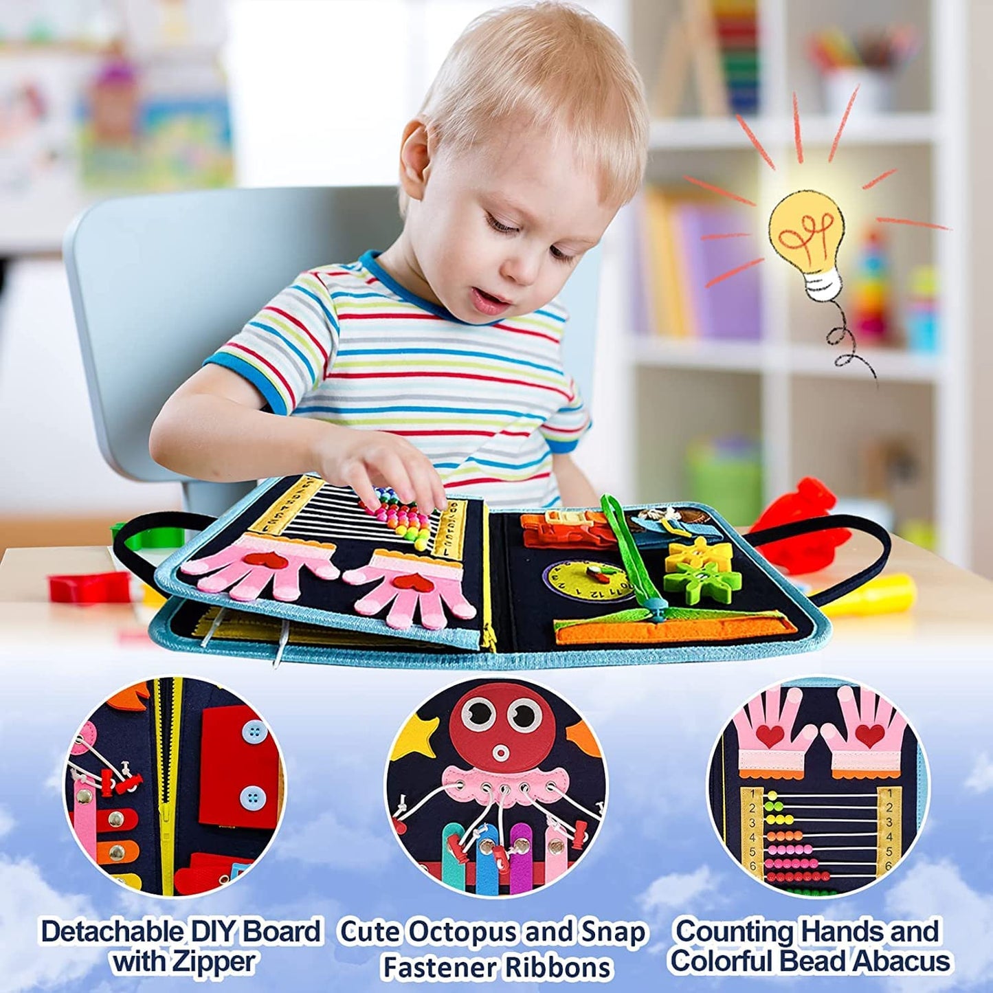 Gojmzo Busy Board Montessori