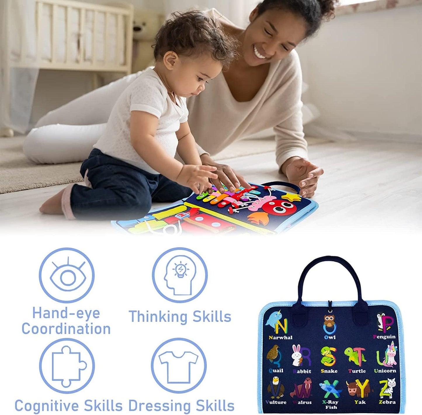 Gojmzo Busy Board Montessori