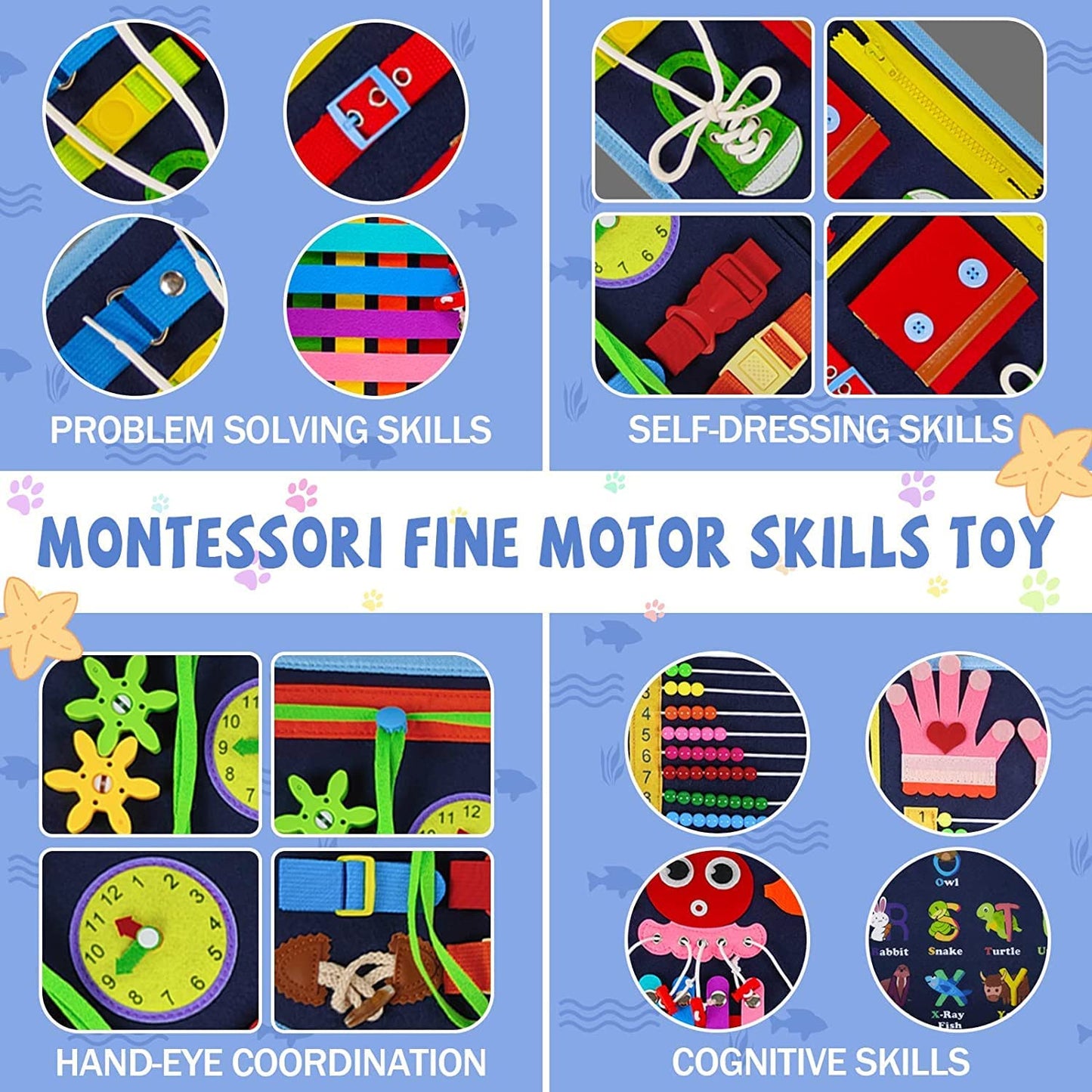 Gojmzo Busy Board Montessori